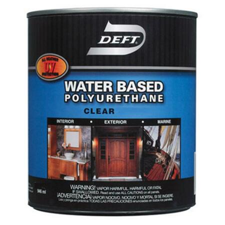 DEFT Water Based Satin Polyurethane, 4Pk 167281